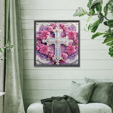 Load image into Gallery viewer, Cross-Partial Special Diamond Painting-30x30cm
