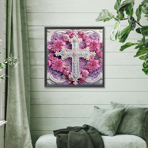 Cross-Partial Special Diamond Painting-30x30cm