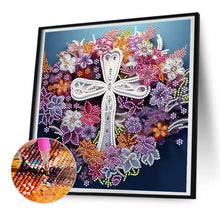 Load image into Gallery viewer, Cross-Partial Special Diamond Painting-30x30cm
