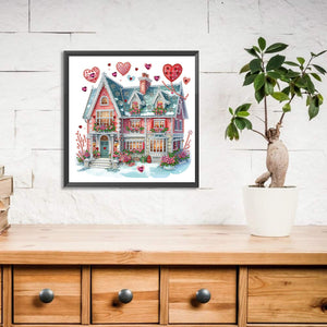 Love House-Partial Special Diamond Painting-30x30cm