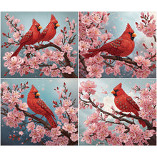 Load image into Gallery viewer, Cardinal-Partial Special Diamond Painting-35x30cm
