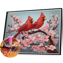 Load image into Gallery viewer, Cardinal-Partial Special Diamond Painting-35x30cm
