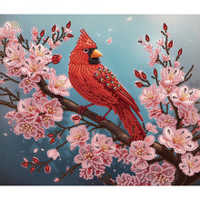 Load image into Gallery viewer, Cardinal-Partial Special Diamond Painting-35x30cm
