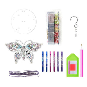 Acrylic Wind Chime Bell Pendant DIY Diamond Painting Mosaic Kit