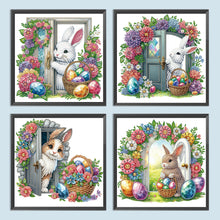 Load image into Gallery viewer, Garden Rabbit-Partial Special Diamond Painting-30x30cm
