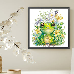 Frog-Partial Special Diamond Painting-30x30cm