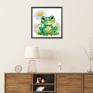 Frog-Partial Special Diamond Painting-30x30cm