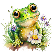 Load image into Gallery viewer, Frog-Partial Special Diamond Painting-30x30cm
