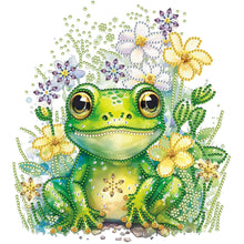 Load image into Gallery viewer, Frog-Partial Special Diamond Painting-30x30cm
