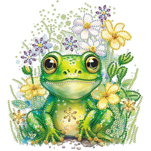 Frog-Partial Special Diamond Painting-30x30cm