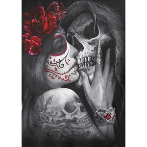 Dpforever  diamond painting  -skull