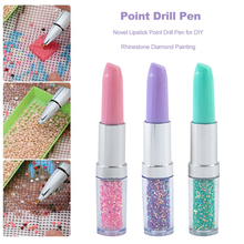 Load image into Gallery viewer, Lipstick Point Drill Pen - DIY Diamond Painting Tool
