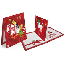 Load image into Gallery viewer, 8PCS/SET 3D CHRISTMAS GREETING CARDS DIAMOND PAINTING
