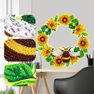 DIY Diamond Painting Crystal Rhinestone Wreath