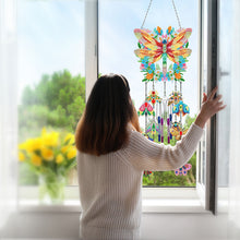 Load image into Gallery viewer, DIY Diamond Painting Double Sided 3D Wind Chime Pendant Hanging Kit
