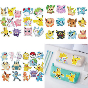 2pcs Pokémon - 5d diy craft stickers