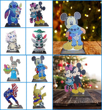 Load image into Gallery viewer, Mickey/Pikachu/Yoda Single Sided Wooden Desktop Ornaments
