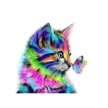 Load image into Gallery viewer, Cat Butterfly - Full Drill Diamond Painting
