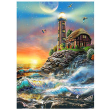 Load image into Gallery viewer, Lighthouse - Full Drill Diamond Painting
