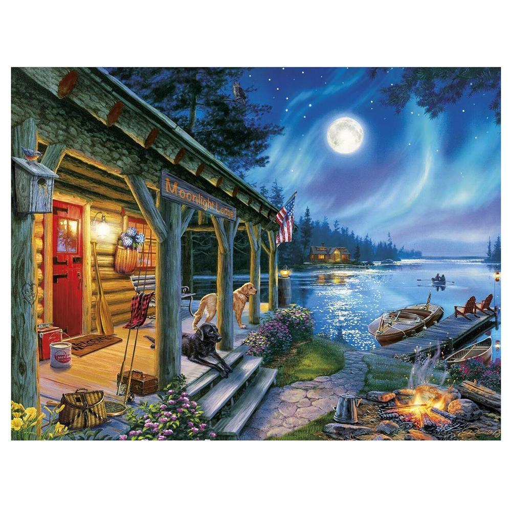 Lake Night - Full Drill Diamond Painting