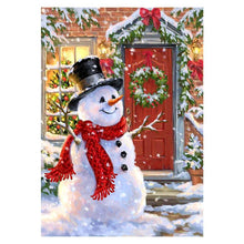 Load image into Gallery viewer, Christmas Snowman - Full Drill Diamond Painting
