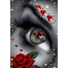 Load image into Gallery viewer, Rose Eye - Full Drill Diamond Painting
