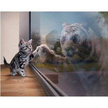 Load image into Gallery viewer, Cat and Tiger - Full Drill Diamond Painting
