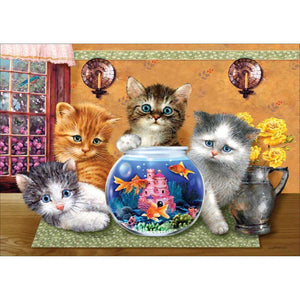 Cats - Full Drill Diamond Painting