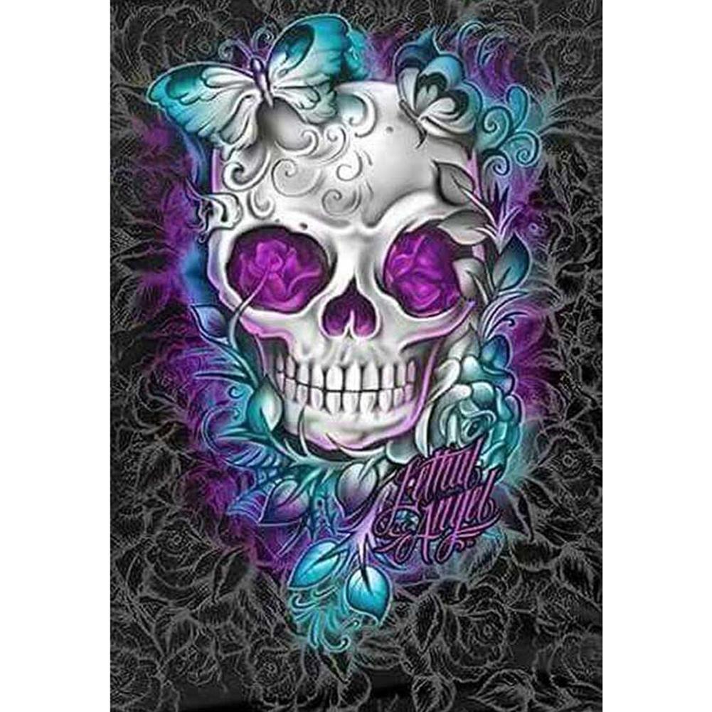 Skull Butterfly - Full Drill Diamond Painting