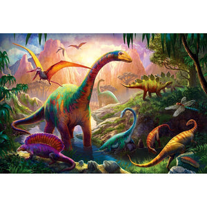 Dinosaurs World - Full Drill Diamond Painting