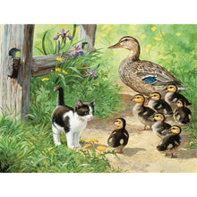 Load image into Gallery viewer, Village Cat Ducks - Full Drill Diamond Painting
