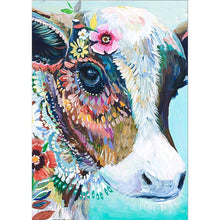 Load image into Gallery viewer, Flowers Cattle - Full Drill Diamond Painting
