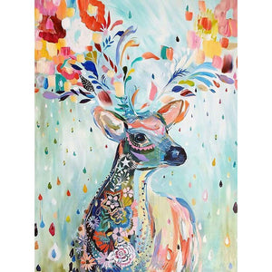 Colorful Deer - Full Drill Diamond Painting