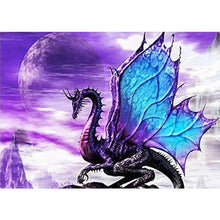 Load image into Gallery viewer, Purple Dragon - Full Drill Diamond Painting
