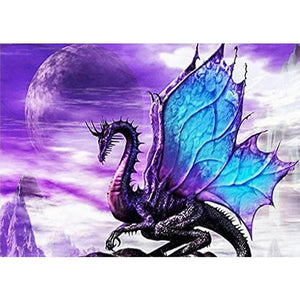 Purple Dragon - Full Drill Diamond Painting