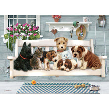 Load image into Gallery viewer, Dogs &amp; Cat - Full Drill Diamond Painting
