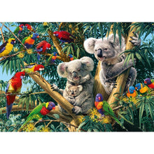 Load image into Gallery viewer, Koala and parrots - Full Drill Diamond Painting
