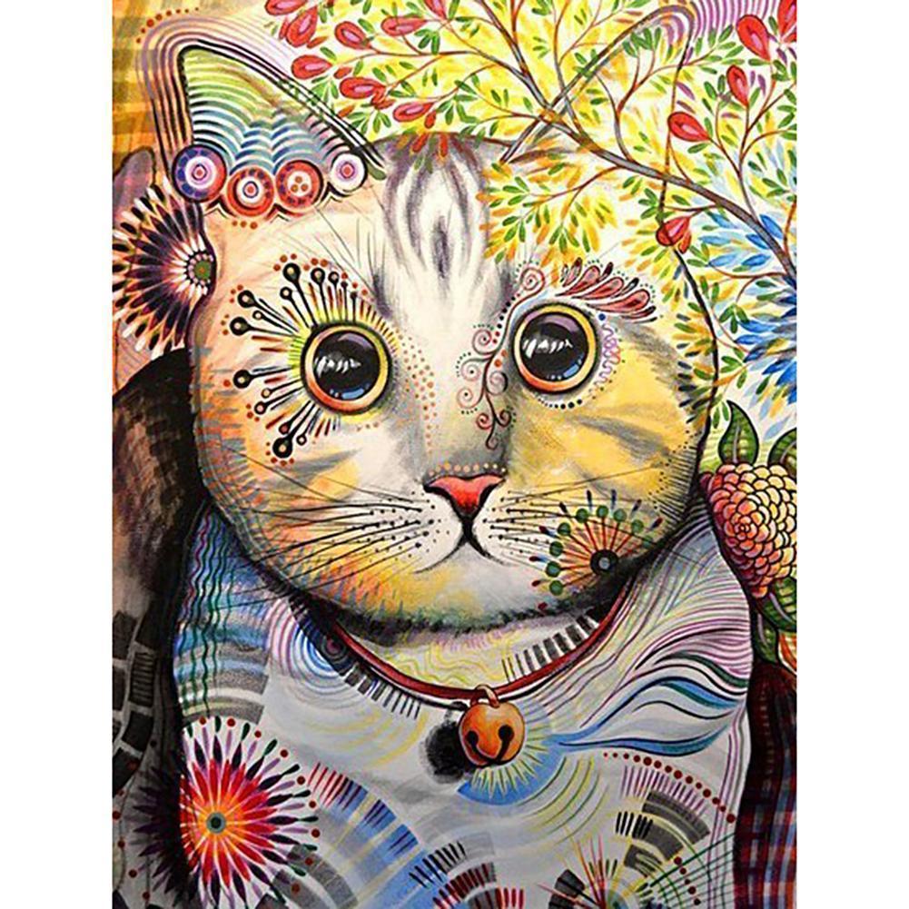 Colorful Cat - Full Drill Diamond Painting