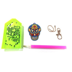 4pcs Skull DIY Keychain