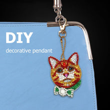 Load image into Gallery viewer, 4pcs Cat DIY Keychain
