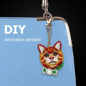 4pcs Cat DIY Keychain