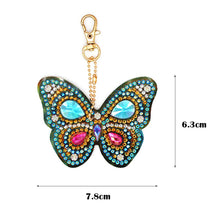 Load image into Gallery viewer, 6pcs Butterfly DIY Keychain
