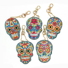 Load image into Gallery viewer, 5pcs Skull DIY Keychain
