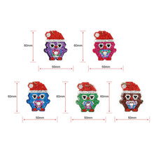 Load image into Gallery viewer, 5pcs Christmas Penguin DIY Keychain
