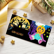 Load image into Gallery viewer, 4pcs/Set-Halloween-Diamond Greeting Cards
