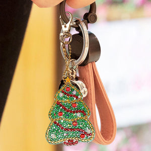 4pcs Christmas DIY Keychain