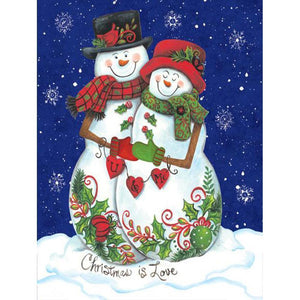 Snowman - Full Drill Diamond Painting