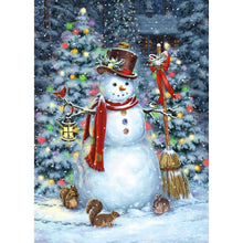 Load image into Gallery viewer, Snowman - Full Drill Diamond Painting
