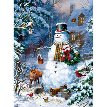 Load image into Gallery viewer, Snowman - Full Drill Diamond Painting
