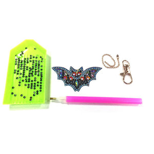 4pcs Halloween DIY Keychain